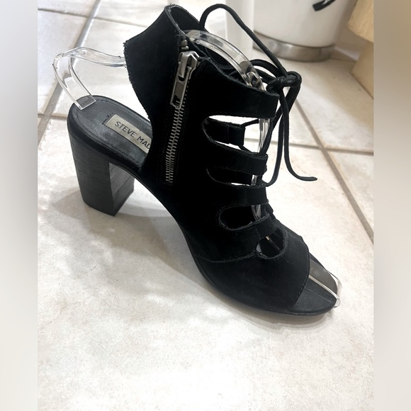 Steve Madden Lace Up Open Sandals 9 - Picture 2 of 10